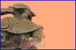 Bronze Sculpture Statue SALE Box Turtle Reptile Garden Yard Art Decorative