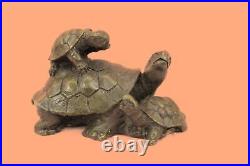 Bronze Sculpture Statue SALE Box Turtle Reptile Garden Yard Art Decorative