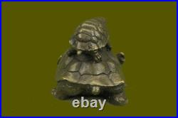 Bronze Sculpture Statue Turtle Reptile Garden Yard Art Hot Cast Home Decor Art