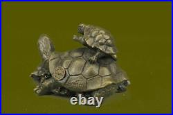 Bronze Sculpture Statue Turtle Reptile Garden Yard Art Hot Cast Home Decor Art