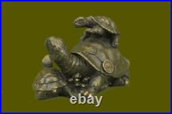 Bronze Sculpture Statue Turtle Reptile Garden Yard Art Hot Cast Home Decor Art
