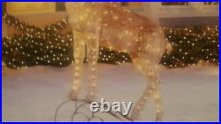 CHRISTMAS HOLIDAYS 7.5 ft LARGE BUCK ELK LED TWINKLING LIGHTED OUTDOOR YARD