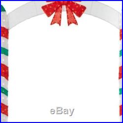 Christmas Candy Cane Archway Holiday Outdoor Decor Display Multi Color Yard Lawn