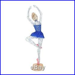 Christmas Decoration Twinkling Tinsel Ballerina LED Lighted Outdoor Yard Decor