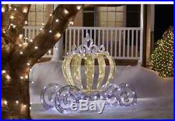 Christmas Holiday Fairytale Cinderella Scene Yard Decor LED Lighted Carriage New