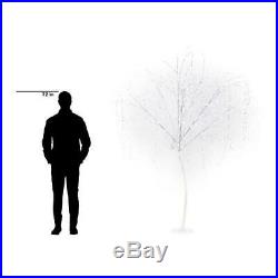 Christmas Yard Sculpture Willow Tree Pure White Lighted LED Outdoor Decor 5 Ft