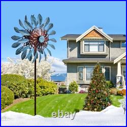 Classic Garden Wind Spinner Double-Layer Copper Metal Decor & Gift