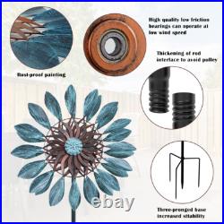 Classic Garden Wind Spinner Double-Layer Copper Metal Decor & Gift