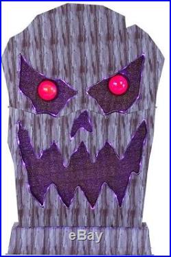 Color Changing LED Jumbo Tombstone Monster 72 in. Halloween Yard Decor Sculpture