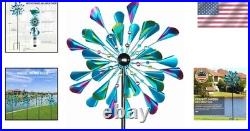 Colorful Metal Wind Sculpture for Garden Decoration