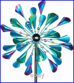 Colorful Metal Wind Sculpture for Garden Decoration