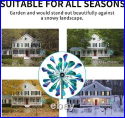 Colorful Metal Wind Sculpture for Garden Decoration