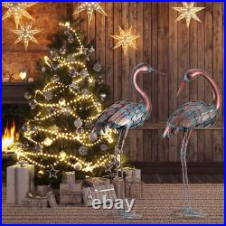 Crane Garden Statues Outdoor Yard Decorations Metal Heron Yard Art Bird Sculptur