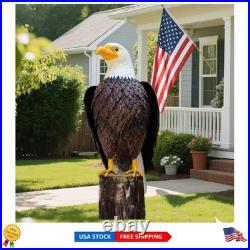 Decorative Bald Eagle Sculpture Perfect for Garden, Patio, or Living Room