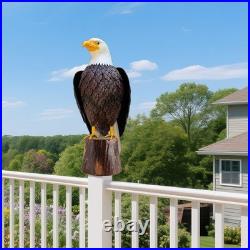 Decorative Bald Eagle Sculpture Perfect for Garden, Patio, or Living Room