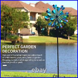 Decoroca Yard Large Wind Spinners Outdoor 72In Yard Wind Spinner & Sculpture f