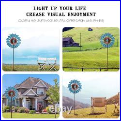 Durable Copper Wind Spinner Metal Yard Decor for Gardens & Festive Gifts