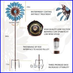 Durable Copper Wind Spinner Metal Yard Decor for Gardens & Festive Gifts