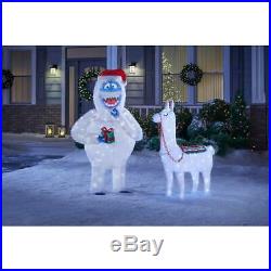 Festive Christmas Pre-Lit Rudolph 3D LED Bumble 60 In. Tall Holiday Yard Decor