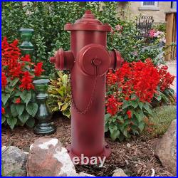 Fire Hydrant Metal Vintage Statue Yard Garden Lawn Sculpture Home Decoration New