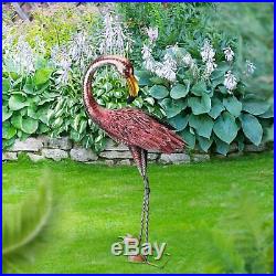 Flamingo Decor Accent Decoy Garden Yard Patio Lawn Statue Bird Porch Art Home