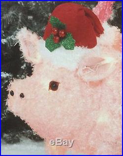 Flying Pig Yard DÃ©cor â Light Up Pig Christmas Decoration by Holiday Time 1