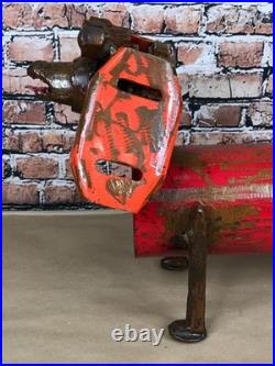 Folk Art Dog Yard Art Scrap Metal Junkyard Steel Welded Garden Decor 25