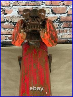 Folk Art Dog Yard Art Scrap Metal Junkyard Steel Welded Garden Decor 25