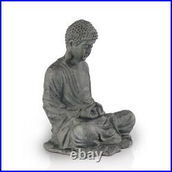 Garden Buddha Statue Sculpture Zen Patio Lawn Yard Art Metal SPI Home 53039