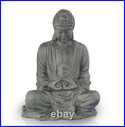 Garden Buddha Statue Sculpture Zen Patio Lawn Yard Art Metal SPI Home 53039