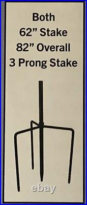 Garden Kinetic Swirl Wind Spinner Sculpture Steel Metal Yard Windmill-Lawn Stake