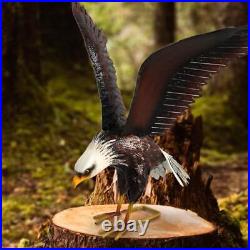 Garden Sculpture & Statue, Bald Eagle Large Outdoor Statues Metal Yard Art