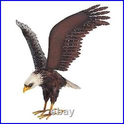 Garden Sculpture & Statue, Bald Eagle Large Outdoor Statues Metal Yard Art