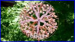 Garden Wind Spinner Kinetic Sculpture Metal Whirly-Gig Tree Of Life Yard Art NEW