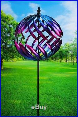Garden Wind Spinner Yard Decor Outdoor Motion Metal Art Kinetic Sculpture 78