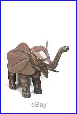 Garden Yard Art Metal Decor Sculpture Elephant
