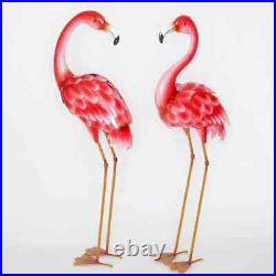 Giant Metal Flamingo Statue Bird Sculpture Art Garden Yard Lawn Patio Decor Gift