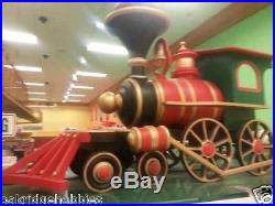 Giant Toy Train Steam Engine 6'L x 4'H Display (Christmas Decor Indoor / Yard)
