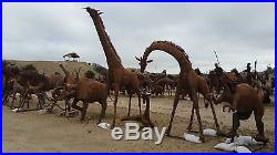 Giraffe Metal sculpture famous artist Ricardo Breceda, 13 foot tall, yard art