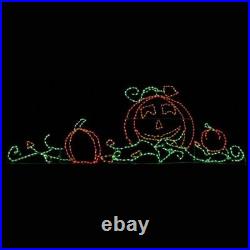 Halloween Pumpkin Patch LED Lighted Happy Fall Fun Yard Art Lawn Display Outdoor