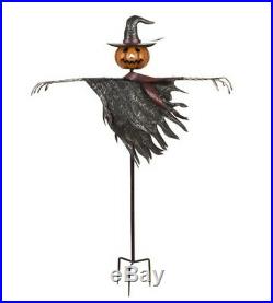 Halloween Yard Decoration Scarecrow Jack O Lantern Outdoor Decor Ground Stake