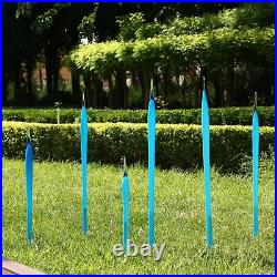 Hand Blown Glass Spears Sculpture for Outdoor Garden Lawn Yard Decoration