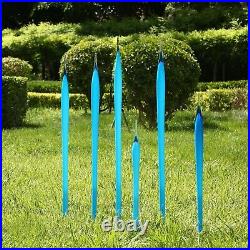 Hand Blown Glass Spears Sculpture for Outdoor Garden Lawn Yard Decoration