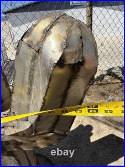 Handcrafted Rustic MINI Metal Saguaro Metal Yard Art Metal Cactus Hand Made 10in