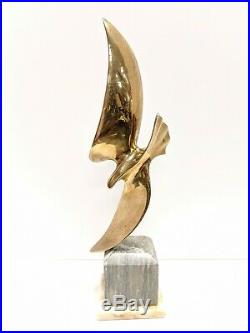 Hattakitkosol Somchai Bronze Metal Sculpture Modernism Abstract Bird 277/1000