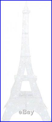 Holiday Lighted Eiffel Tower LED Twinkling PVC Outdoor Christmas Yard Decor New