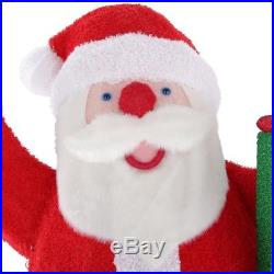 Home Accents Holiday Christmas Sculpture Lighted Decor Santa Claus Yard Outdoor