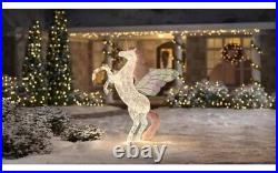 Home Accents Holiday TY505-1714-1 Christmas Unicorn Yard Decoration Light Decor