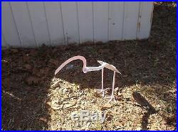 Ibis Metal Shovel Bird, Yard Art, Garden scuplture