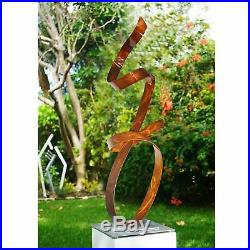 Jon Allen Abstract Copper Metal Garden Sculpture Yard Art Outdoor Centerpiece